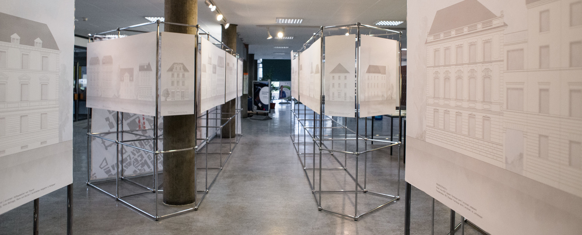 Exhibition design: Master students of the University of Stuttgart