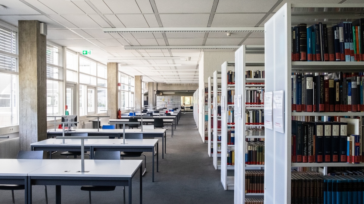 Reading Room in the University Library Vaihingen 