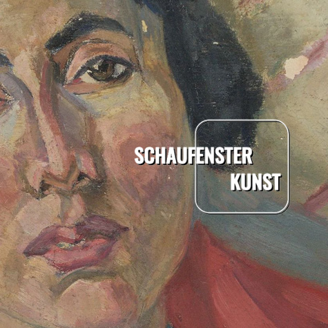 Screnshotausschnitt Homepage Schaufenster Kunst: Frauenportrait Detail