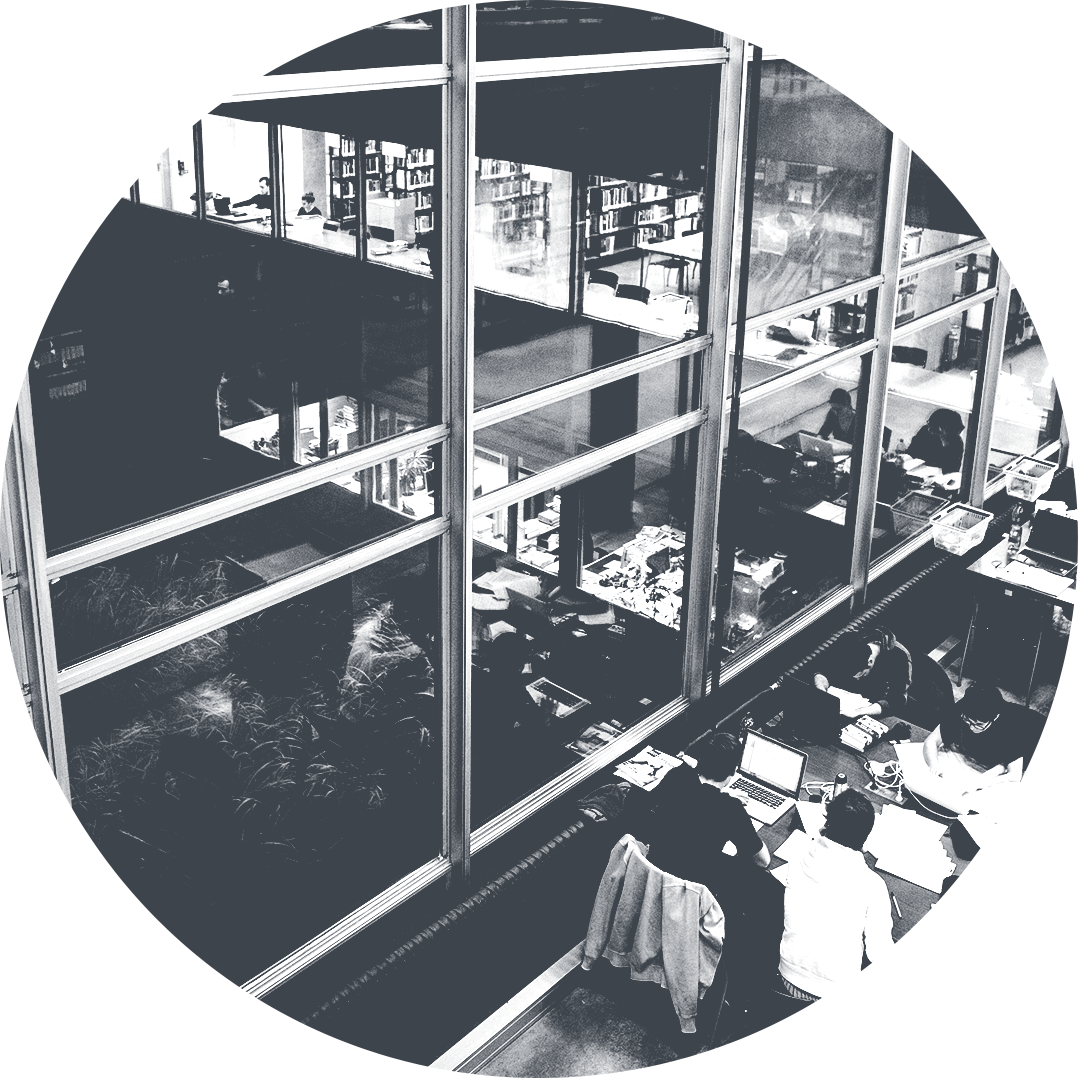 Reading room window