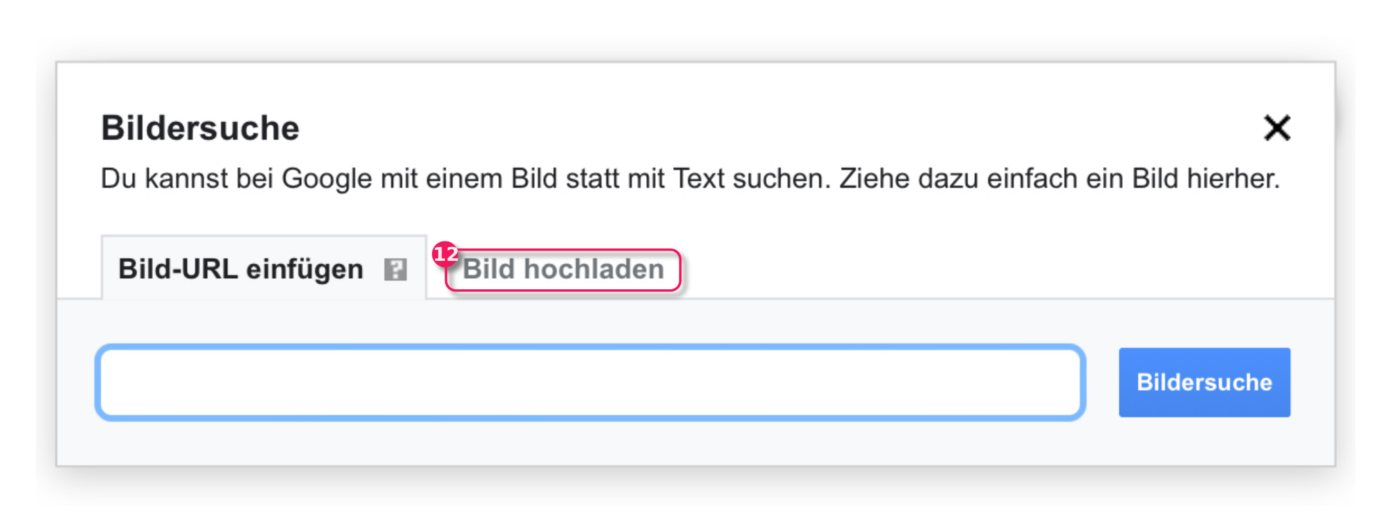 screenshot Google Bilderrückwärtssuche